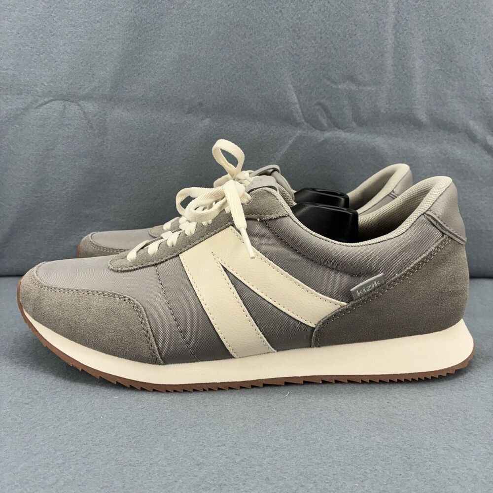 Kizik Milan Mens Size 10 Mist Gray Athletic Sneakers Hands Free